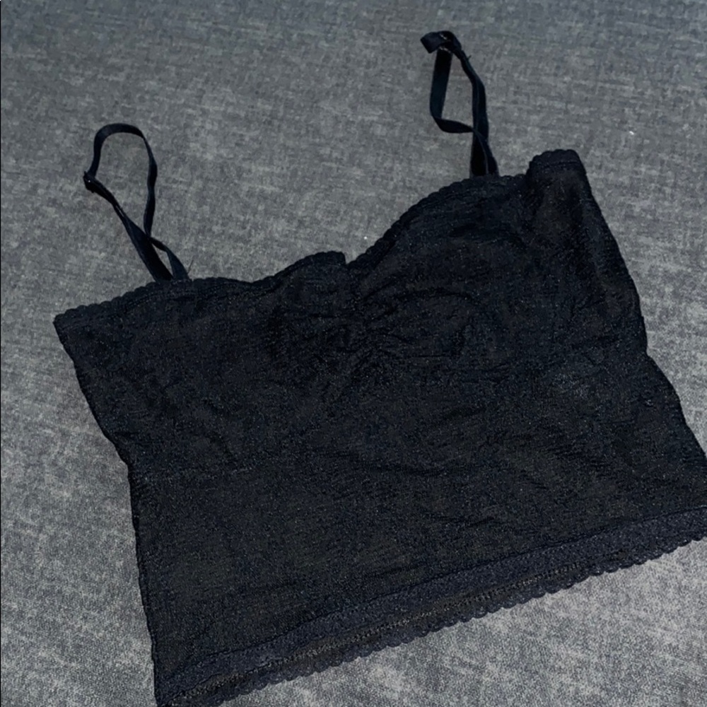 lace crop top